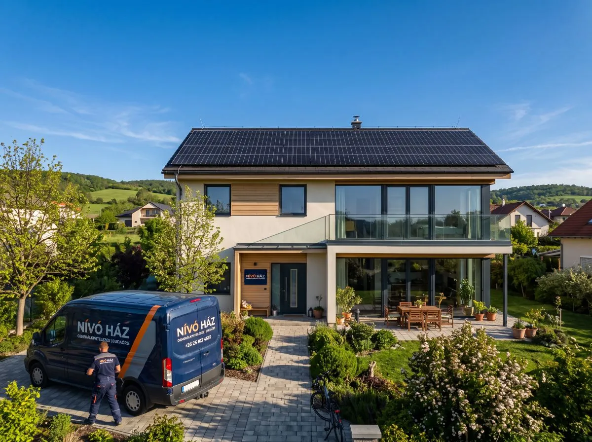 Energiatakarékos családi ház Törökbálinton, napelemes tetővel